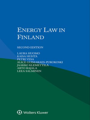 cover image of Energy Law in Finland